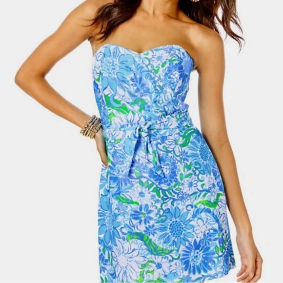 Lilly Pulitzer Kylo Skirted Romper Size 12 - Picture 4 of 4